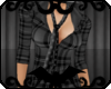 Grey Plaid Shirt w/Tie