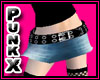 PX Punk Skirt Blue Denim