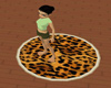 Leopard rug