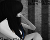 Black & Blue Emo Hair
