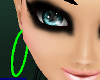 Lime Hoop Earrings