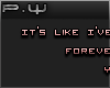 P. Forever heart