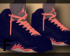 Pink & Black Bred 5's...