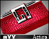 aYY-Money Show Bag Red