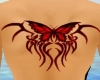 Tattoo Butterfly Red HB