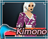 Plum Floral Kimono