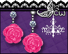Rose Earrings PINK