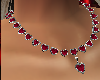 red diamond heart chain