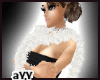 aYY-Luxury Fur Boa Cream
