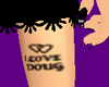 !F! Left Thigh Tat Doug