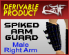 Spiked Arm Guard - Right