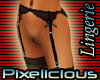 PIX Suspender Belt Black