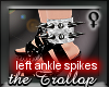!T! Left Spiked Anklet