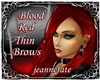 *jf* Blood Red Thin Brow
