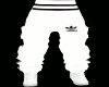 white adidas bottoms