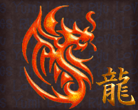 Tribal Dragon Sticker 1