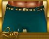 LUVI TEAL&GOLD TUX PANTS