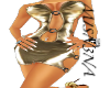 gold sexy dress
