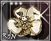 Cream floral Ring