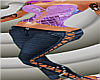 PURP CORSET W/JEANS XXL