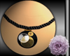 -Blk Rope Pendant