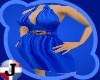 J-SILK DRESS ( BLUE)