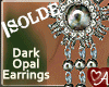 Earrings Opal