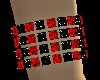 !BLACK & RED (R)BRACELET