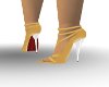 [9s] Gold Metal Pumps