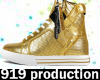 [919] Gold Reeboks-Male