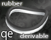 QE Dual rubber necklace