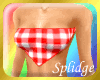 Bandana Top Red Gingham