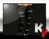 $KF$Black Denim Zipper