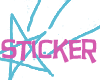 A sticker made for a sis