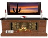 IND} Fireplace Desert