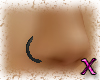 ~AA~ Onyx nose Ring