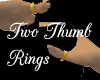 Two Gold Thumb Rings