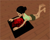 (IKY2) RED ROSES PILLOW