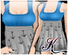 Anchor MiniDress- Blue