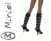Black Chained Spur Boots