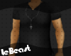 |LB|Black vNeck