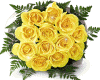 golden sparkling roses