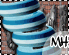 MH| blue stripe bangles