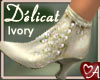 Ankle Boots Ivory
