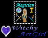 Tarot Magician Stamp