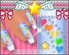:G: Rainbow Love Nails