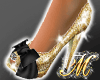 *mp* gold high heels