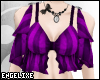 Dark Purple Ruffle Top