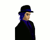 blue hat hair