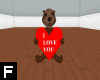 F Bear Hugs Love You